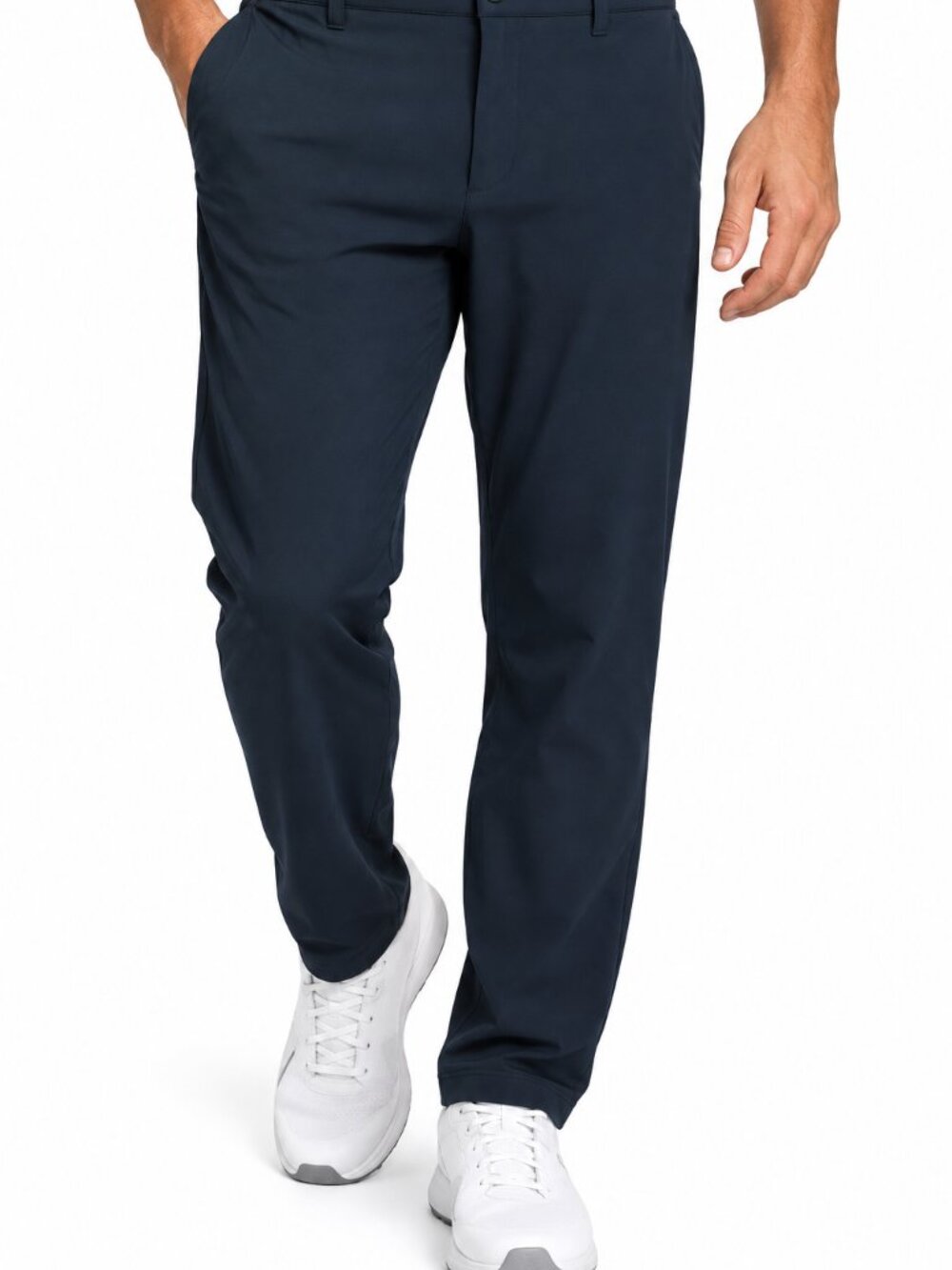 Lululemon Mens Sz 36 Navy Blue ABC Pants Stretch Golf Casual Athleisure Preppy